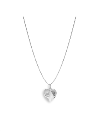Jane Kønig Reflection Heart Necklace Silver